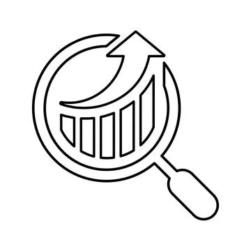 SEO Performance line icon. Illustrazione stock