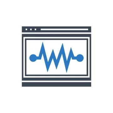 SEO performance Vector Glyph Icon イラスト素材