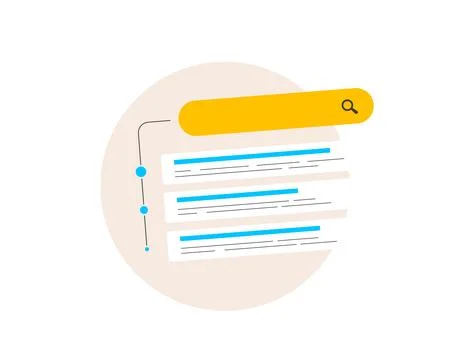 SEO ranking and search engine position tracking help boost website traffic Illustrazione stock