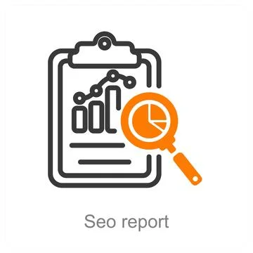 Seo report Stock Illustration