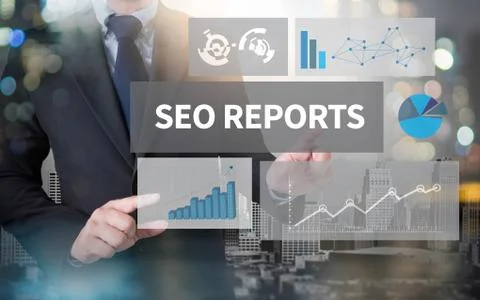 SEO REPORTS Stock Photos
