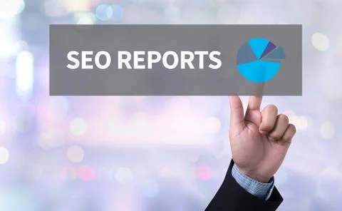 SEO REPORTS Foto stock