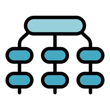 Seo search engine icon vector flat イラスト素材