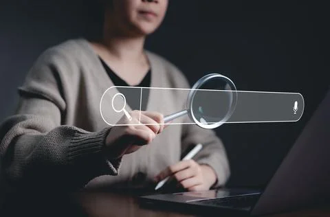 SEO search engine optimization concept. Search bar Interface, Stock Photos