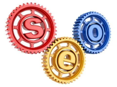 Seo. search engine optimization. conceptual image. Stock Illustration