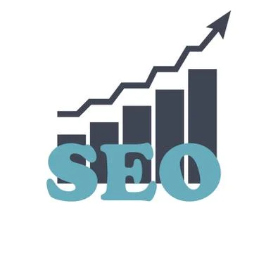 SEO - Search Engine Optimization Flat Icon Vector Illustration Stock Illustration