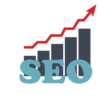 SEO - Search Engine Optimization Flat Icon Vector Illustration Stock Illustration