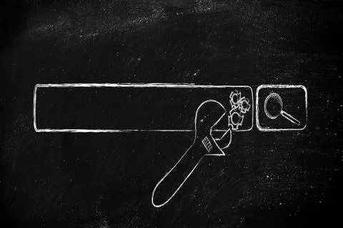 SEO, search engine optimization 스톡 일러스트