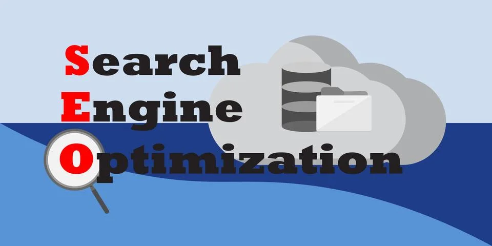 SEO Search Engine Optimization 스톡 일러스트