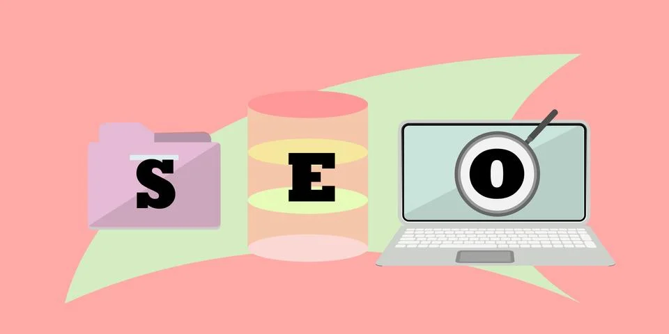 SEO Search Engine Optimization Ilustración de archivo