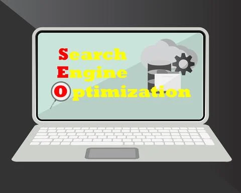 SEO Search Engine Optimization Stock Illustration