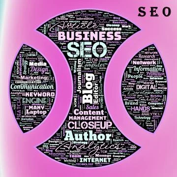  SEO (Search Engine Optimization) Stock Illustration