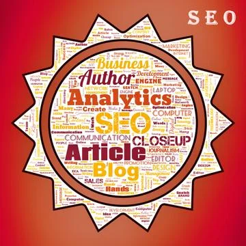  SEO (Search Engine Optimization) Stock Illustration