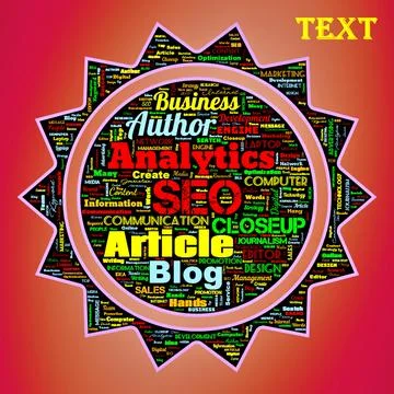  SEO (Search Engine Optimization) Stockillustratie