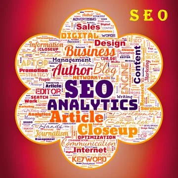 SEO (Search Engine Optimization) 스톡 일러스트