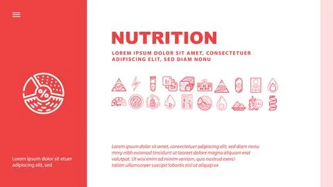 Seo Search Engine Optimization Landing Header Vector Stock Illustration