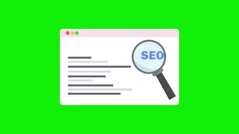 Seo search engine optimization traffic increasing Illustration 2d animation Stock Footage 278260113