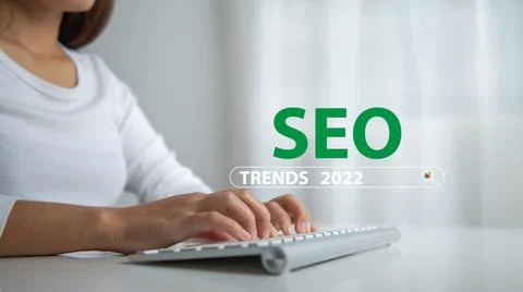SEO, Search Engine Optimization trends 2022, Ranking traffic website internet Stock Photos