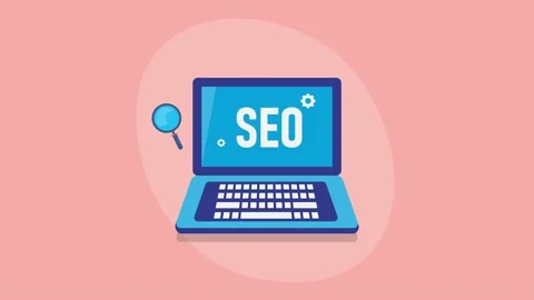 SEO - search engine optimization - web search concept. Stock Footage 186946814