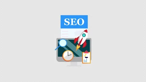 SEO, search engine optimization, website boost SEO ranking Concept, search .. Stock Footage 260031640