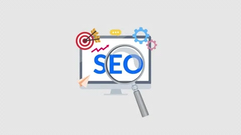 SEO, search engine optimization, website boost SEO ranking Concept, search .. Stock Footage 260032521