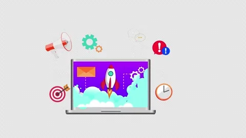SEO, search engine optimization, website boost SEO ranking Concept, search .. Stock Footage 260032797