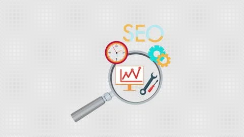 SEO, search engine optimization, website boost SEO ranking Concept, search .. Stock Footage 260032986