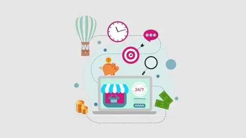 SEO, search engine optimization, website boost SEO ranking Concept, search .. Stock Footage 260033976