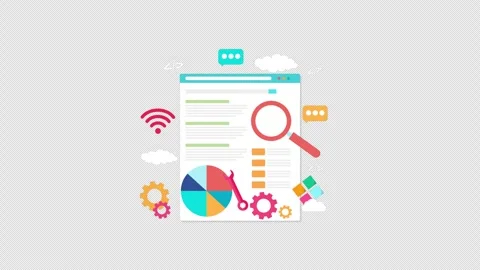 SEO, search engine optimization, website boost SEO ranking Concept, search .. Stock Footage 260034365