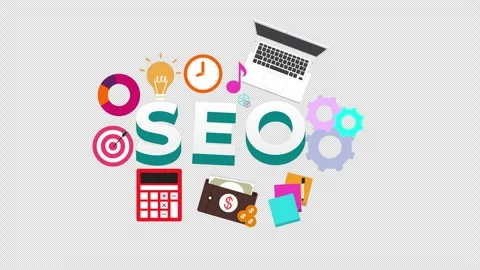 SEO, search engine optimization, website boost SEO ranking Concept, search .. Stock Footage 260034850