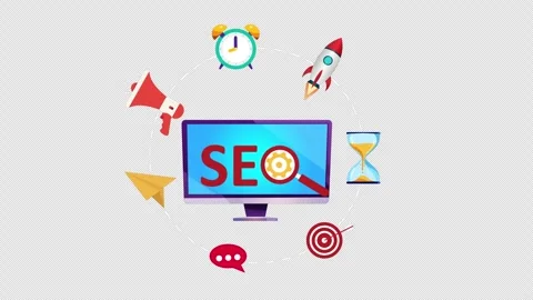 SEO, search engine optimization, website boost SEO ranking Concept, search .. Stock Footage 260039529