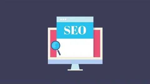 SEO - Search engine ranking conceptual animation. Stock Footage 186946923