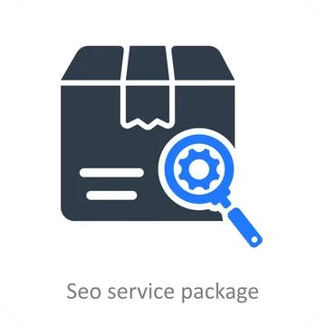 Seo Service Package Stock Illustration