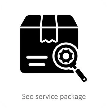 Seo Service Package Stock Illustration