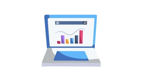 SEO services in India, showcasing digital marketing strategies and analytic.. 스톡 동영상 332341207