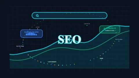 Seo strategy and digital marketing analytics dashboard with growth charts a.. Stockbeeldmateriaal 347147341