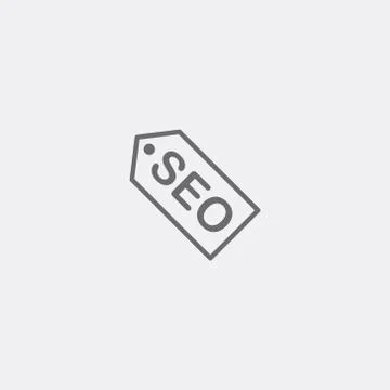 SEO tag icon Stock Illustration