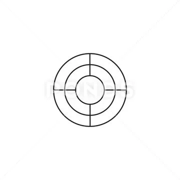 SEO target bullseye icon, Successful Business Stock Illustration