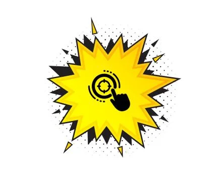 Seo target icon. Search engine optimization sign. Vector Stock Illustration
