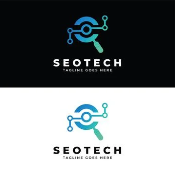 SEO Tech Logo Stock-Illustration