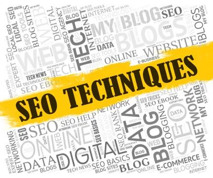  Seo Techniques Meaning Search Engines And Tactics Stock Illustration