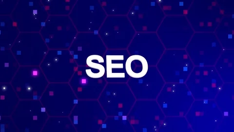 SEO text animation with background Stock-Footage 260209731
