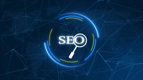 SEO Text Effect Technology Background Stock-Footage 262598812