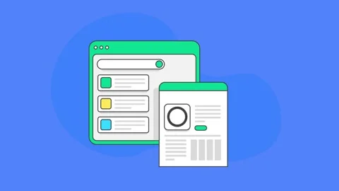 SEO tool analytics ranking and search visibility with AI assistant. Stock Footage 340452660