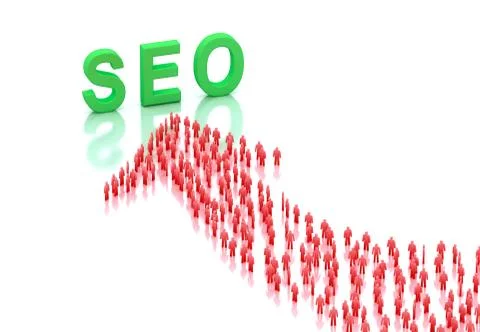 SEO traffic concept Stock Illustration