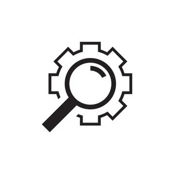 SEO vector icon logo design Stock Illustration