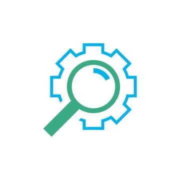 SEO vector icon logo design Stock Illustration