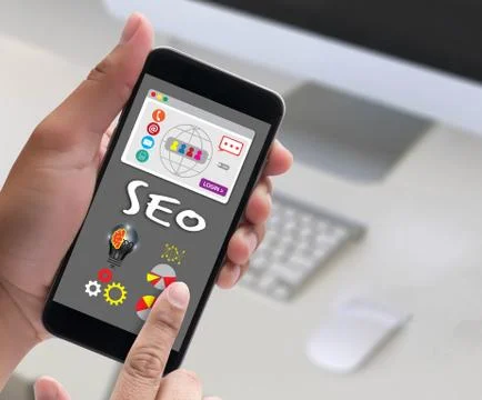SEO Web Development Technology seo Search Engine Optimization Stock Photos