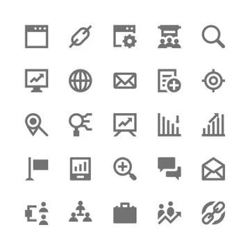 SEO Web Optimization Stock Illustration