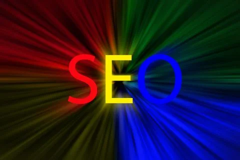 SEO word, Search Engine Optimization. Internet Marketing and Web Analytics Stock Photos